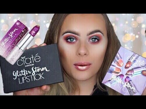 GLITTER STORM CIATE LONDON much GLITTER!) | Sabrina Nicole - YouTube