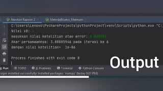 Program Python (Metode Numerik) - Biseksi dan Newton Rapson