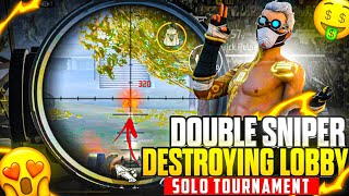 DESTROYING LOBBY🥶WITH DOUBLE SNIPER🎯IN SOLO TOURNAMENT🏆#freefire#solotournament#tipsandtricks#sniper screenshot 4