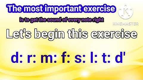 Tonic solfa made easy # for beginners#