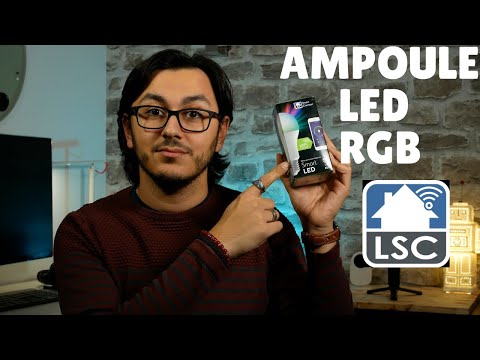 LSC SMART CONNECT: Ampoule LED RGB Wifi et connectée des magasins Action
