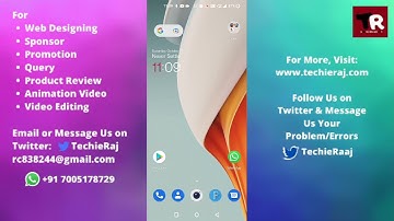 Fix OnePlus WhatsApp Video Call Problem Solved