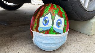 Crushing Crunchy &amp; Soft Things by Car! Experiment Car Vs Watermelon