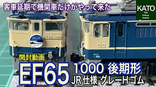 開封動画】KATO 6月新商品！ EF65 1000後期形(JR仕様・グレーHゴム