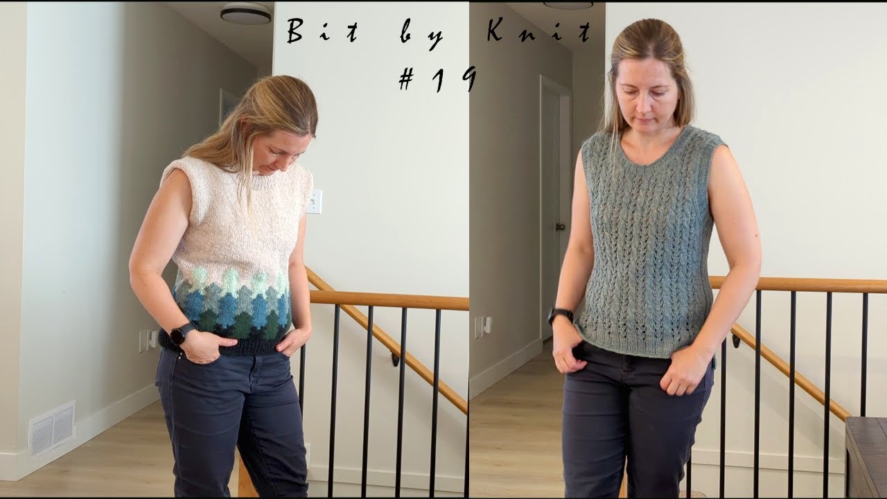 Bit by knit 19 | Sundae Swirl Tank | Test knit!