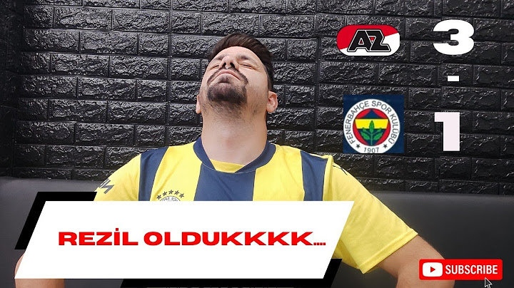FANATİK FENERBAHÇELİ AZ ALKMAAR FENERBAHÇE MAÇI İZLERSE TEPKİ...REZİL OLDUK .....