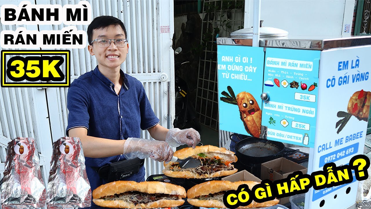 Em Trai Khởi Nghiệp Món BÁNH MÌ RÁN MIẾN 35K Duy Nhất Ở Sài Gòn Có Chinh Phục Được Thực Khách?