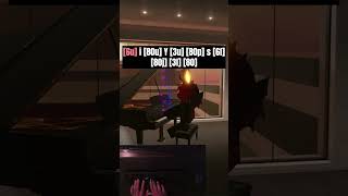 Rush E Tutorial Short | ROBLOX PIANO [HANDCAM]