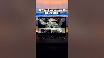 3D Shopify Store Designed by Us! 💫#shopify #websitedesign #webdevelopmentservices #youtubeshorts