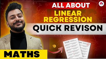 Linear Regression Quick Revision in Depth by Yash Maheshwari Sir for ISC Class 12 2024-25