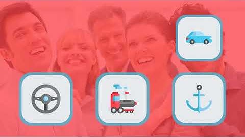 Car Train Bike Transportation Icon Set - Flat Animated Icons by animated-icons  | Element #Videohive