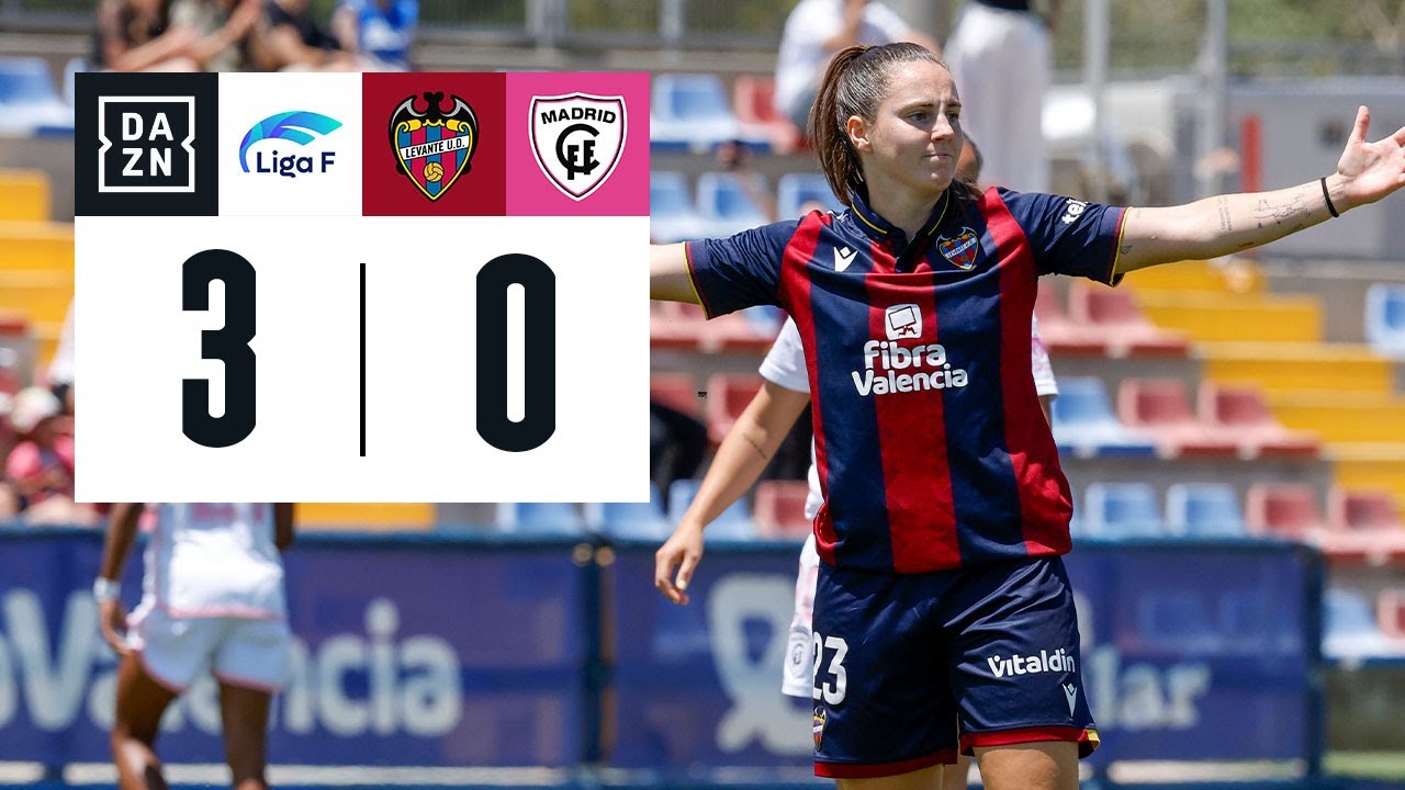 Levante UD vs Madrid CFF (3-0) | Resumen y goles | Highlights Liga F ...