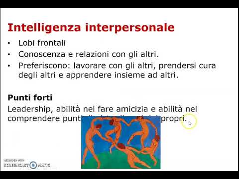 Gardner H.: Intelligenza naturalistica ed interpersonale