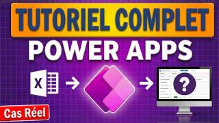 Créer une vraie application Power Apps (projet client complet de A à Z)