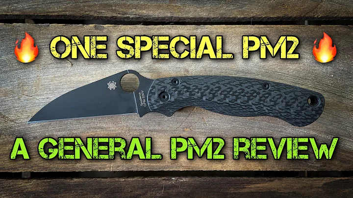 An amazing custom Spyderco Paramilitary 2, plus a general PM2 review and why it is one of the best!!