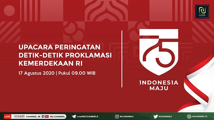 🔴 (LIVE) UPACARA PERINGATAN DETIK-DETIK PROKLAMASI KEMERDEKAAN RI BERSAMA JOKOWI