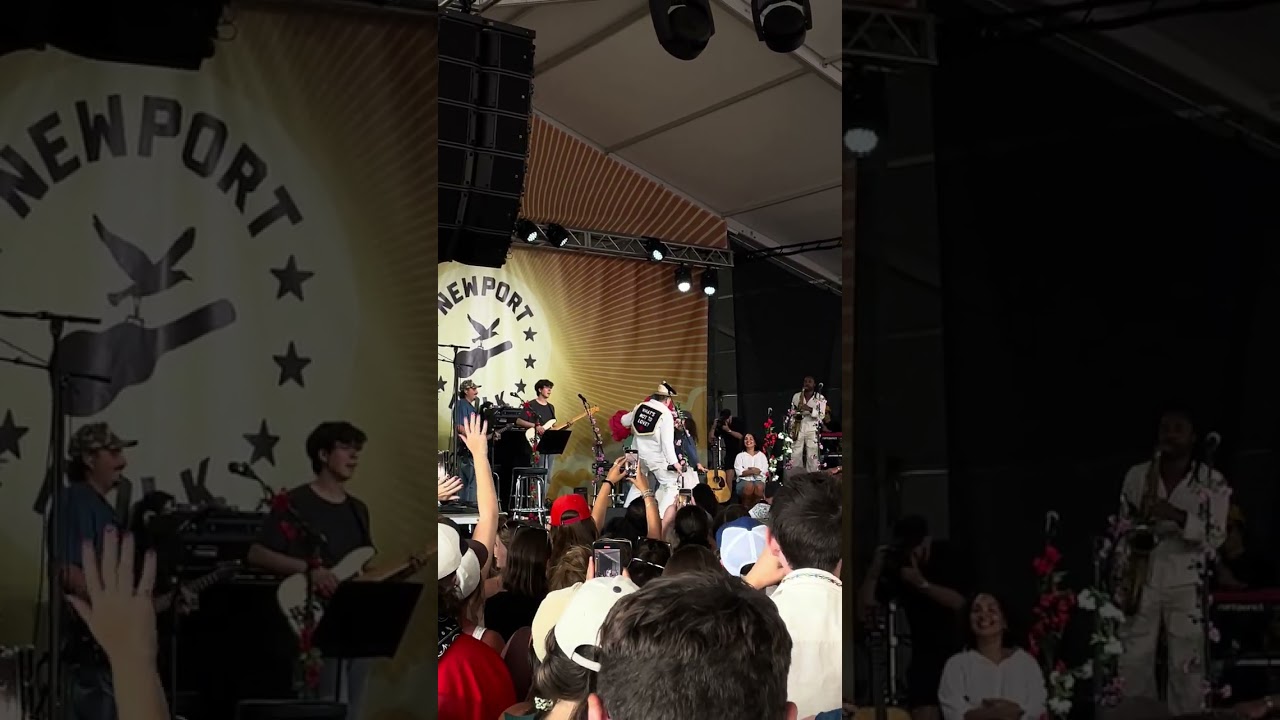 Remi Wolf, John C. Reilly, Tiny Habits - “Just the Two of Us” - Newport Folk Festival - 2025