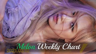 |Top 100| Melon Weekly Chart, 08 - 14 March 2021