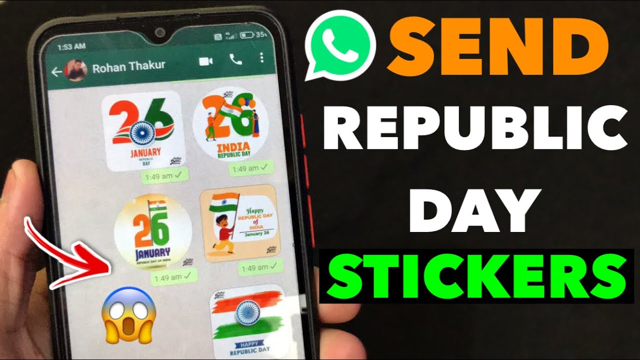 How To Download & Send Republic Day WhatsApp Stickers 2021