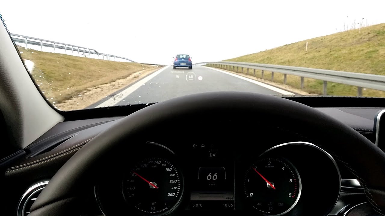 Mercedes C220 Bluetec W205 Acceleration Headup Display Sport YouTube