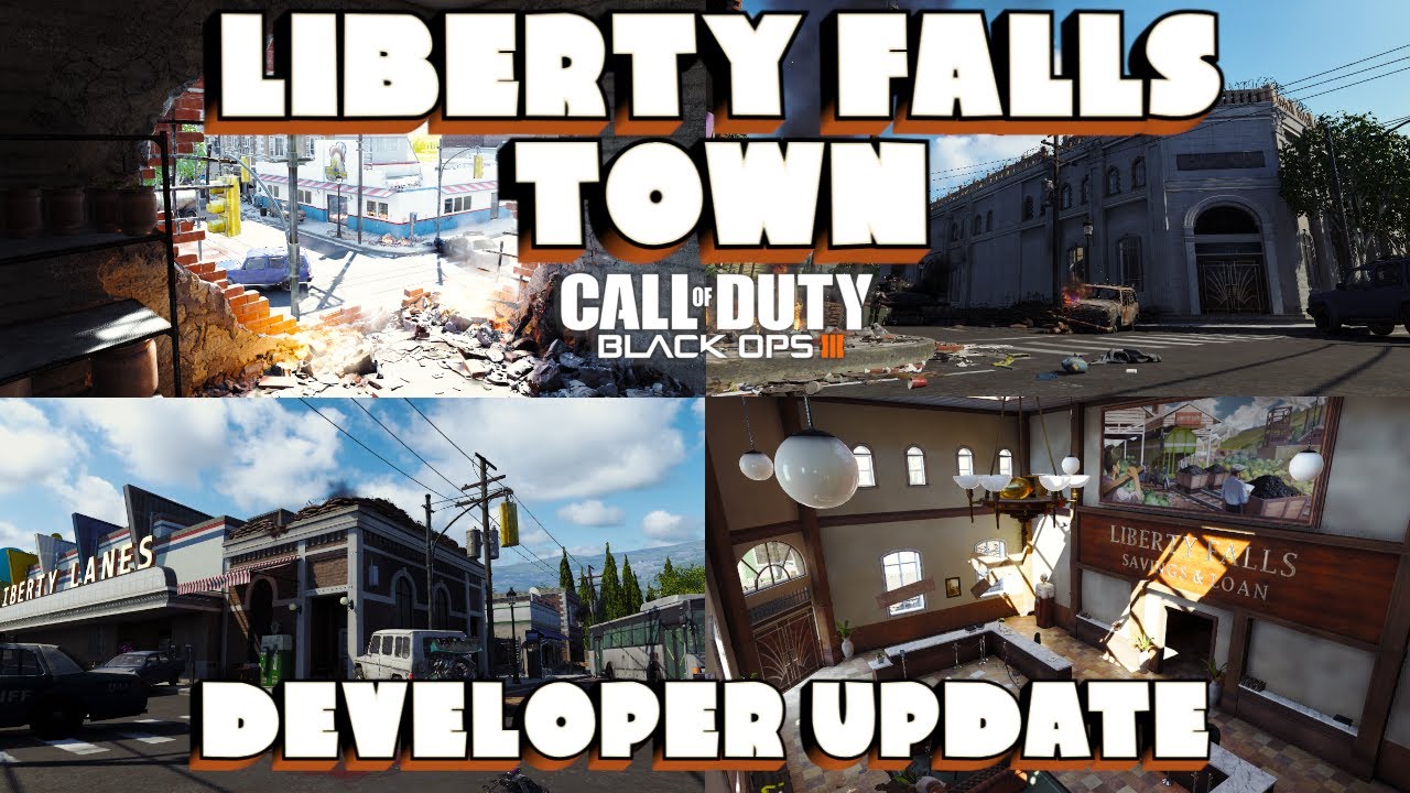 DEV UPDATE #1 - Liberty Falls: Town Remake - (Black Ops III Custom Zombies)