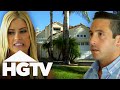 Tarek & Christina Make House Seller Uncomfortable By Repeatedly Going Over Budget! | Flip Or Flop