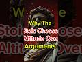 Not Everything Deserves Your Response — Choose Elevation | Stoic Philosophy