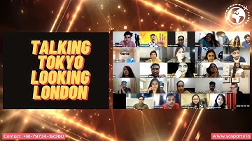 Talking Tokyo Looking London: New Virtual team building office activities 2022 | | www.sosparty.io