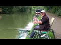 Easy Fishing. Short Pole on the Canal with bread and worms