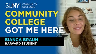 Bianca Braun | Westchester Community College to Harvard | #CommunityCollegeGotMeHere