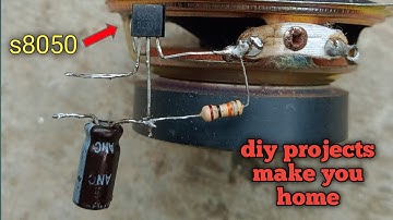 Exclusive electric project with s8050 transistor   #s8050