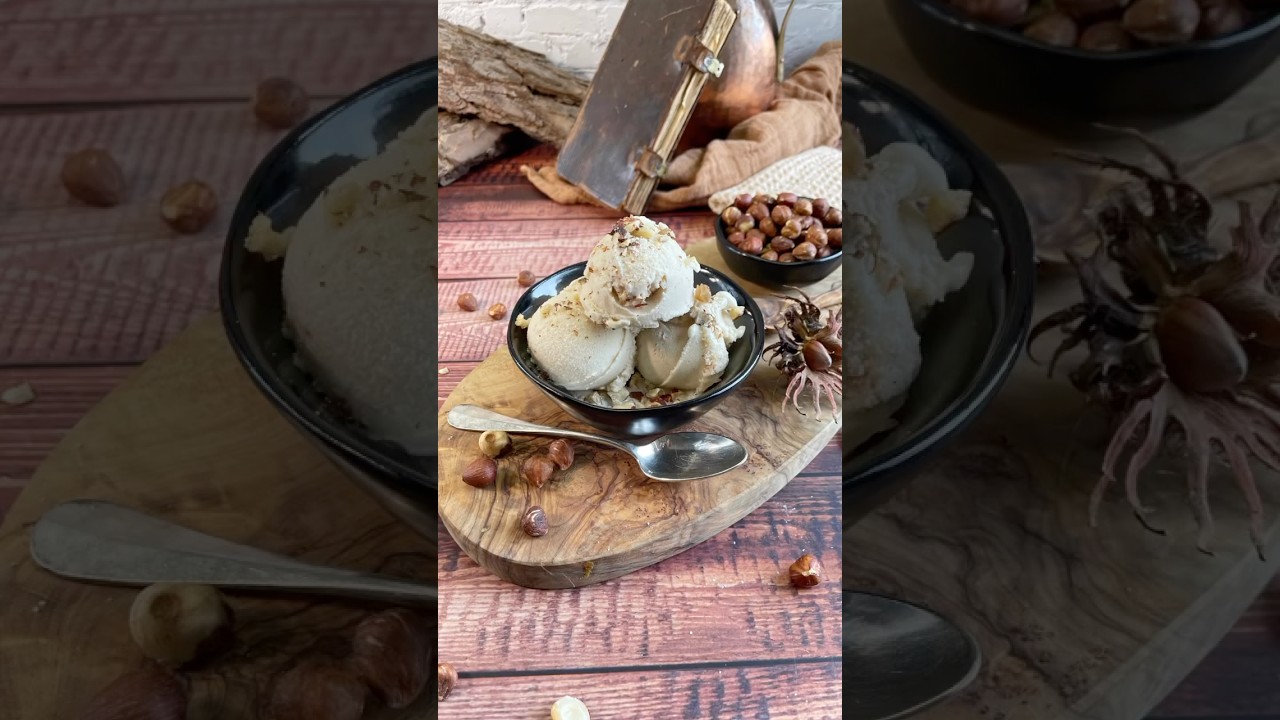 HASELNUSSEIS Rezept für bestes, zartcremig schmelzendes, veganes ...