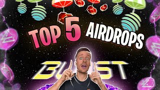 TOP 5 AIRDROPS TO FARM: Do not miss these !! (Tips & Tricks)