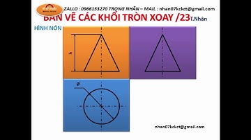 bản vẽ các khối tròn xoay