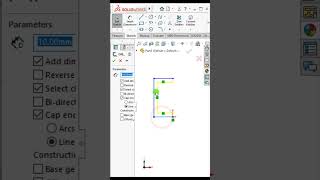 Solidworks tips:  Sketch offset with closed ends Profile