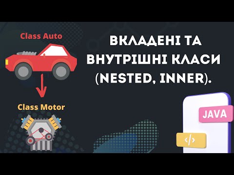 Урок №25. Вкладені та внутрішні класи (nested, inner). [Java українською]