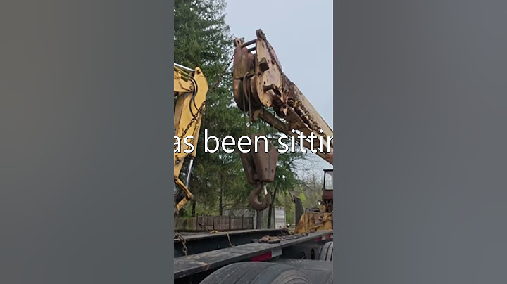 Diesel Creek   $3000 Crane has been sitting for 10+ years! Can it be saved？？ Will it run？