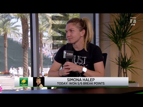 Simona Halep: 2022 Indian Wells Fourth Round Win Interview