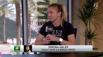 Simona Halep: 2022 Indian Wells Fourth Round Win Interview