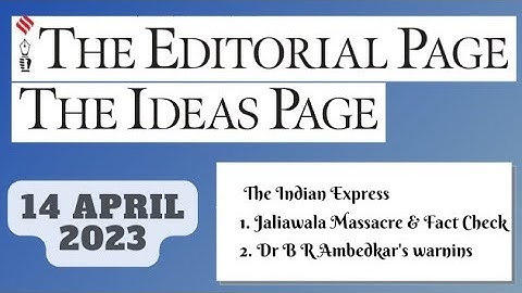 14th April 2023 | Gargi Classes The Editorials & Idea Analysis | By R.K. Lata