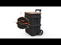 Worx  systme de rangement doutils 3 en 1 stackn roll worx by keter
