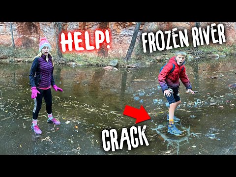 Crossing a Frozen River....Then This Happened! Sedona Part 1