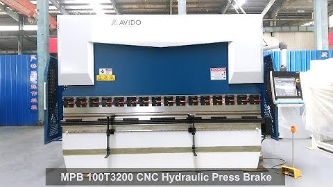 MPB  CNC Press Brake Delem DA-66T CNC Control | AVIDO CNC Press Brake 2D & 3D Graphical display