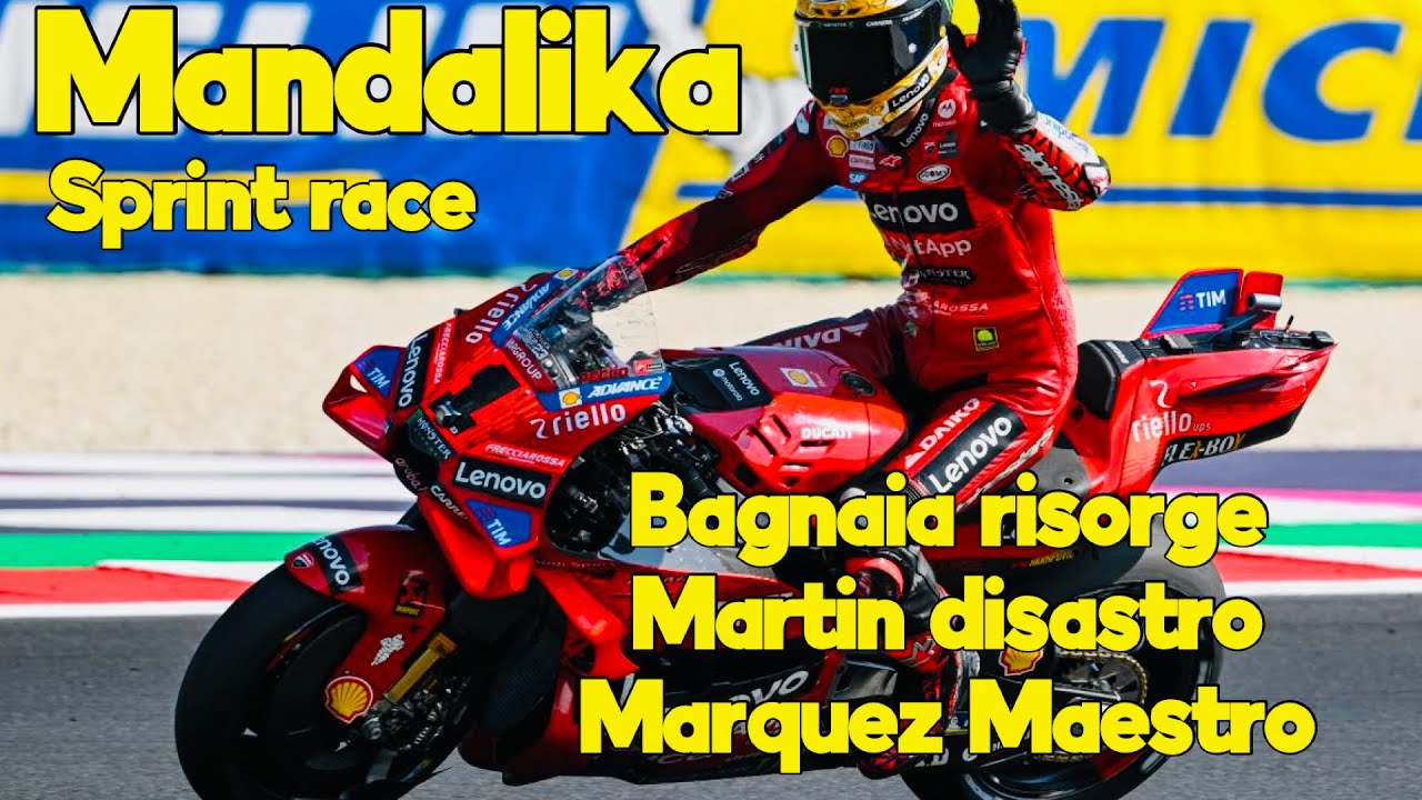 MotoGP 2024 Mandalika Indonesia Sprint Race Bagnaia su tutti - Martin ...
