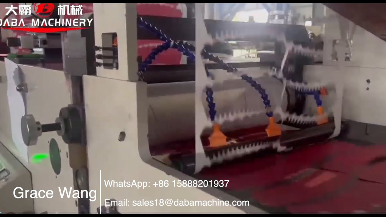 DABA 320mm 4 Color Flexo Printing Machine With IML Die Cutting Unit For ...