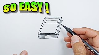 how to draw a book easy drawings