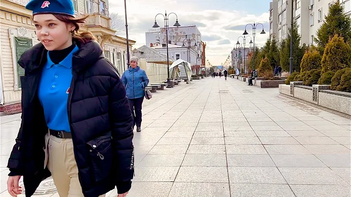 Walking through the Siberian city 🇷🇺 of Western Siberia April 2023