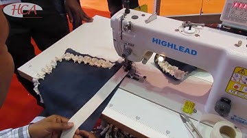 Highlead GC1918 MDZ Direct Drive Semi Dry Top Variable Feed Lockstitcher with Auto Thread Trimmer