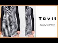 ZARA TÜVİT ELBİSE YAPIMI/ DIY  /#KALIPSIZ