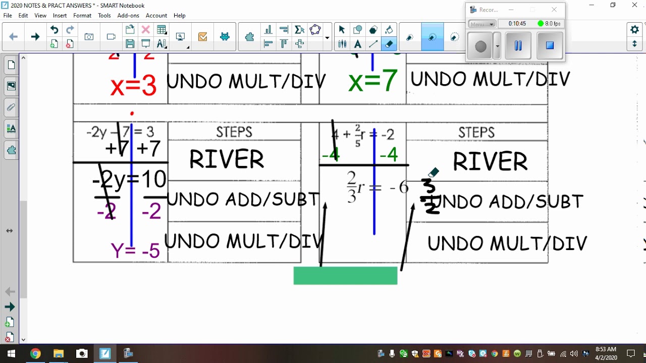 2 STEP EQUATIONS NOTES PGS 1 3 - YouTube